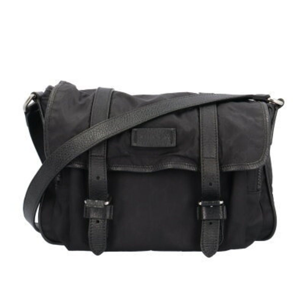Gucci GG patterned messenger bag Shoulder Bag nylon black